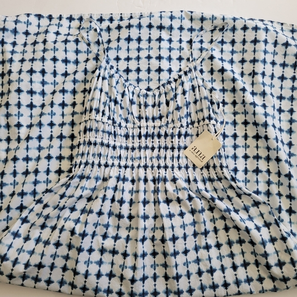 New A.n.a Smocked Sleeveless Dress. - Picture 5 of 9